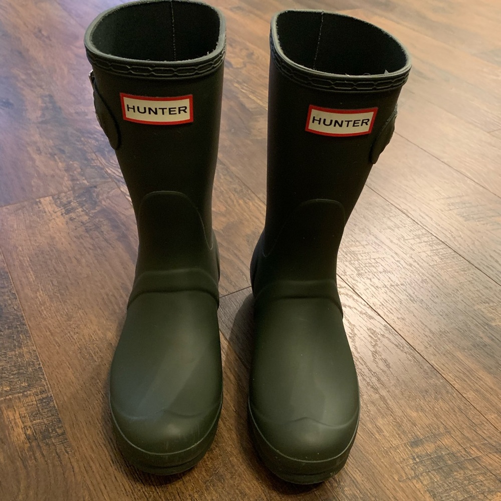 Hunter Original Short Boots - Matte Olive